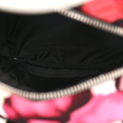 Prada Tessuto Nylon Roses Print Pocket Top Handle Cargo Bag Pink 5 of 13