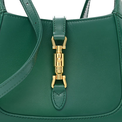 Gucci Boarded Dyana Lux Calfskin Mini Jackie 1961 Hobo Emerald 7 of 9