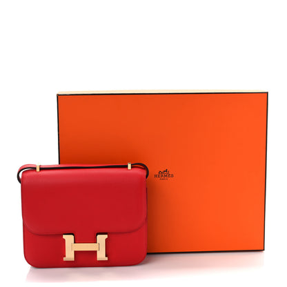 Hermes Evercolor Constance 18 Rouge Casaque 8 of 8
