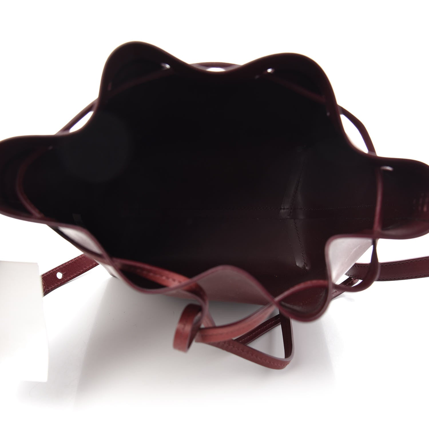 Mansur Gavriel Calfskin Mini Bucket Bag Burgundy 5 of 11