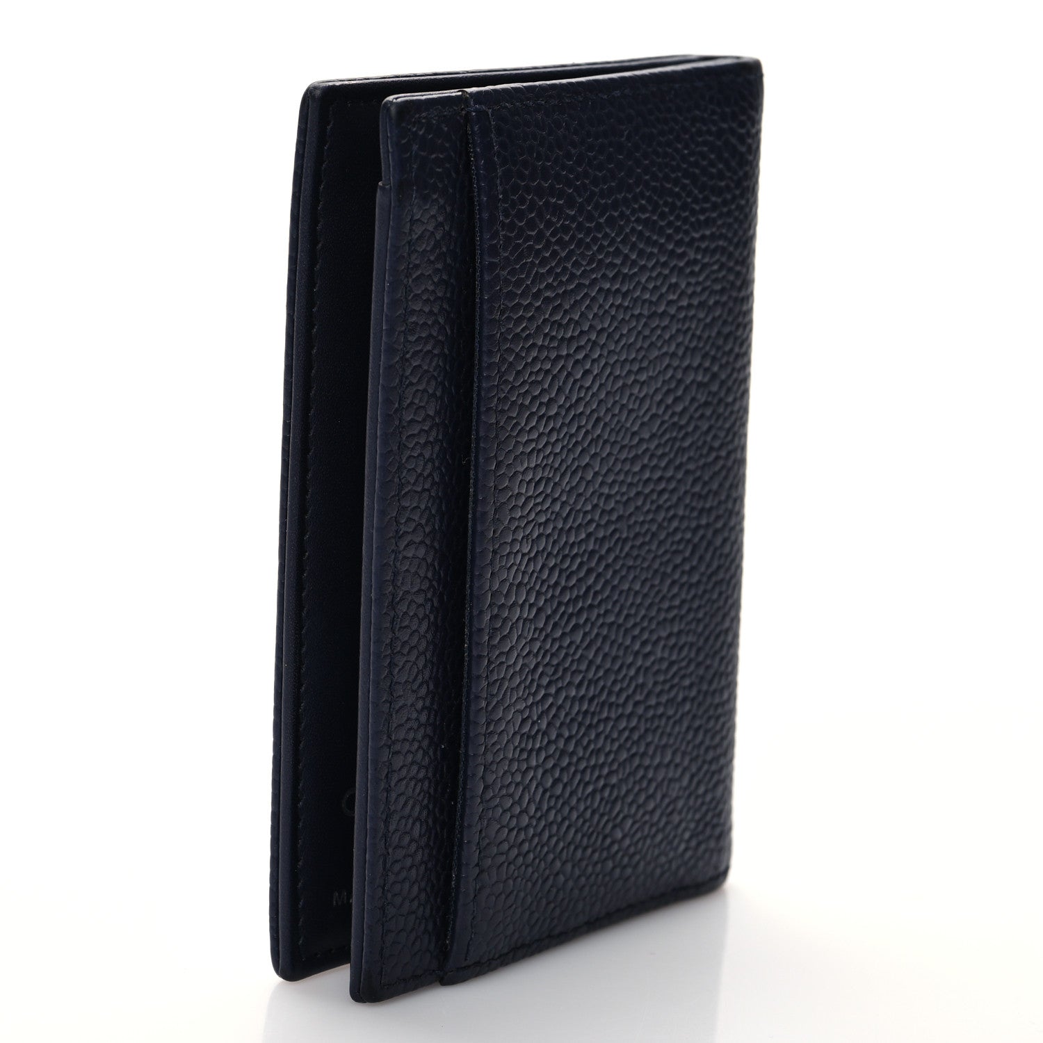 Chanel Caviar Timeless CC Timeless Card Holder Wallet Navy 3 of 6