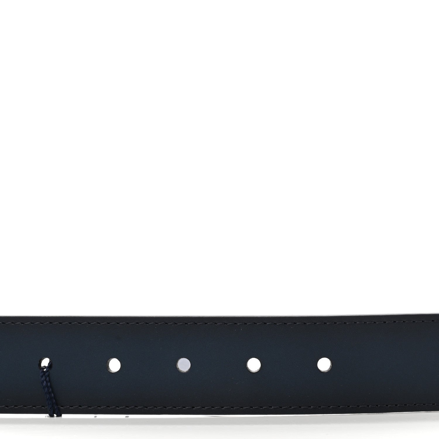 Louis Vuitton Calfskin 35mm Pont Neuf Belt 100 40 Blue Marine 3 of 7