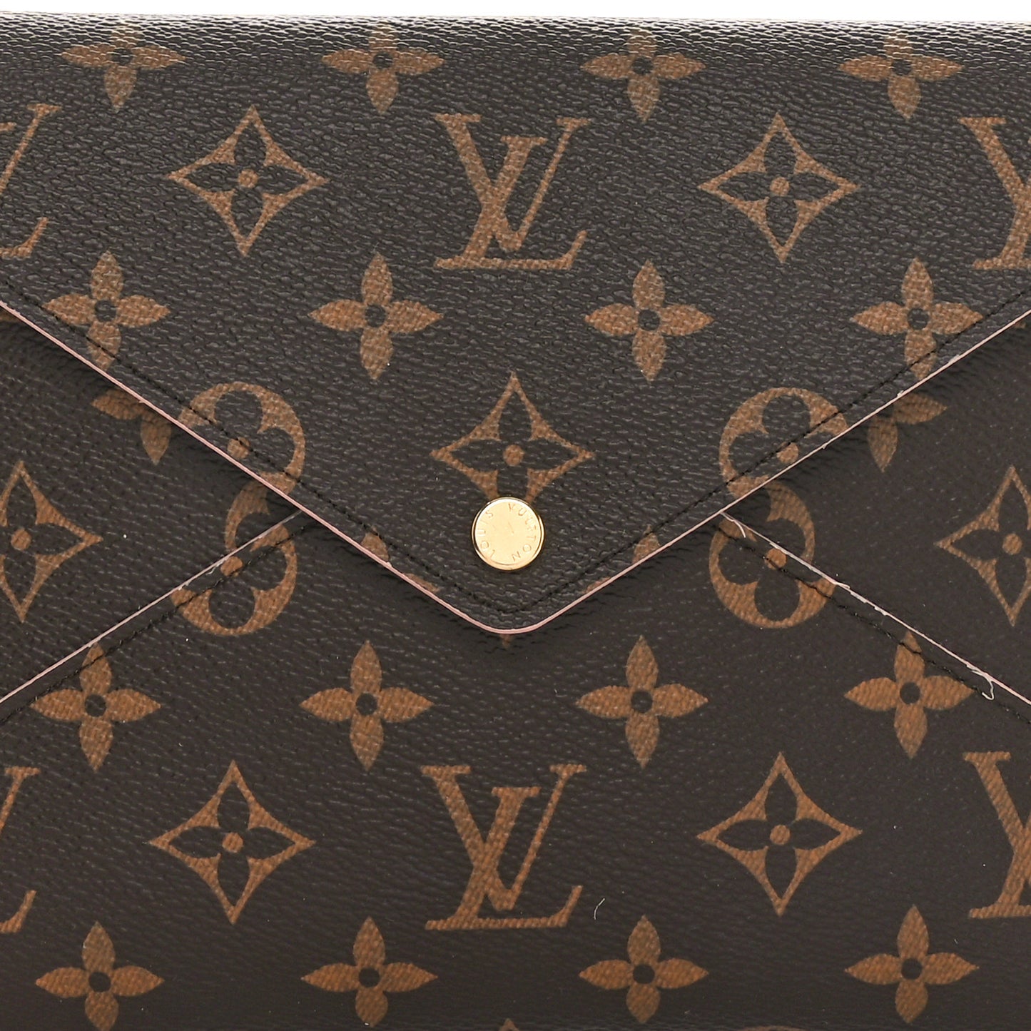Monogram Large Kirigami Pochette Insert Rose Ballerine