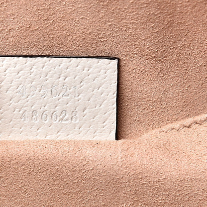 Gucci Suede Calfskin GG Web Small Ophidia Dome Shoulder Bag Burro New Mystic White 6 of 13