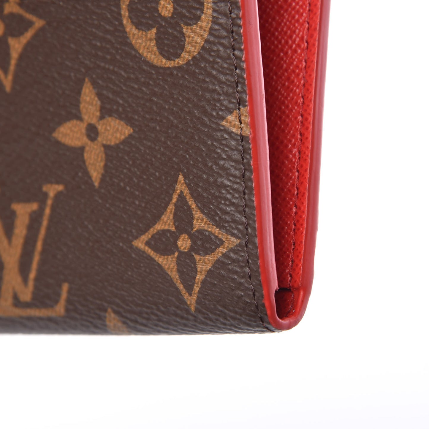 Monogram Bloom Flower Emilie Wallet Coquelicot