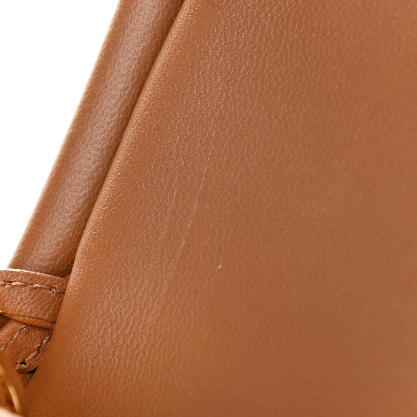 Calfskin Egee Sandals 38 Golden Saddle