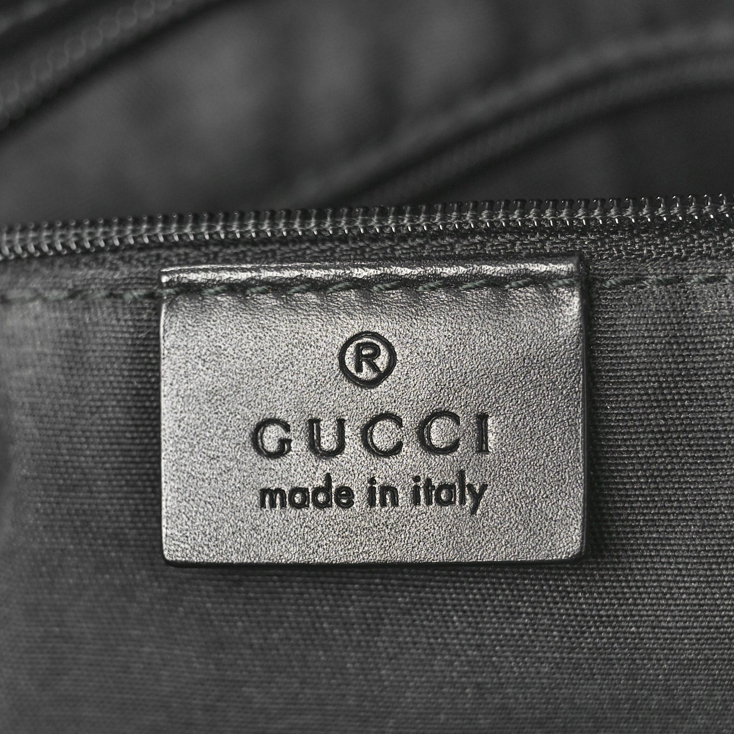 GG Monogram Web Flat Messenger Bag Black