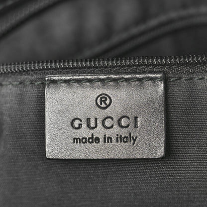 Gucci GG Monogram Web Flat Messenger Bag Black 6 of 10