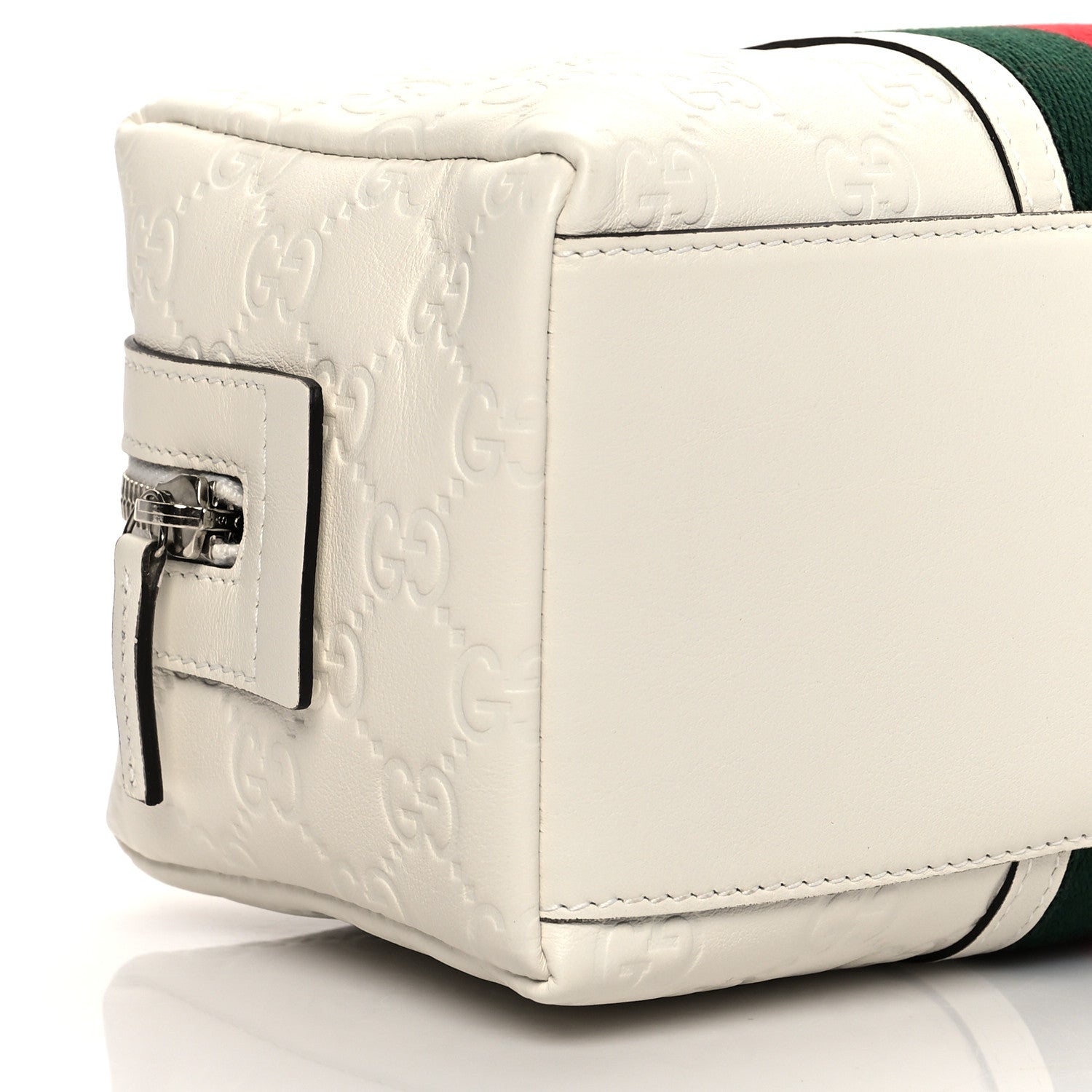 Gucci Guccissima Web Cosmetic Case White 10 of 11