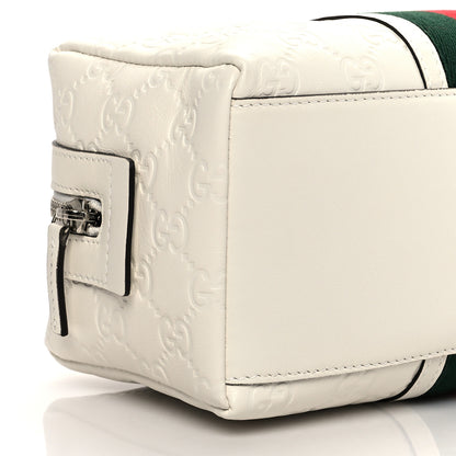 Gucci Guccissima Web Cosmetic Case White 10 of 11