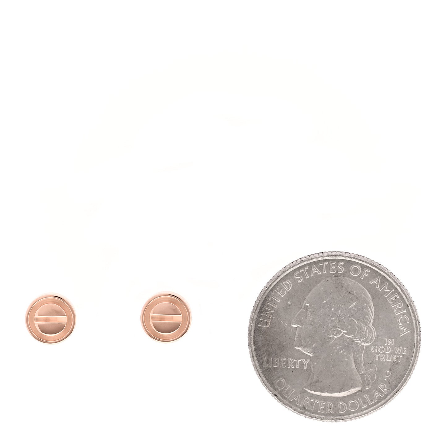 18K Pink Gold LOVE Earrings