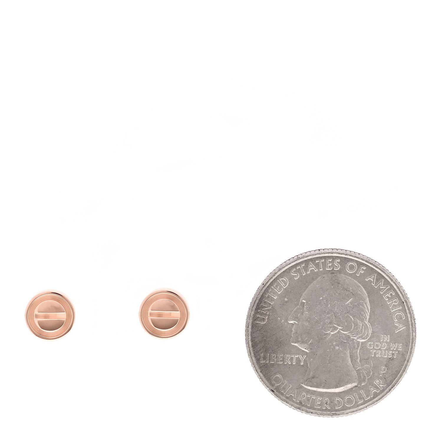 Cartier 18K Pink Gold LOVE Earrings 2 of 5