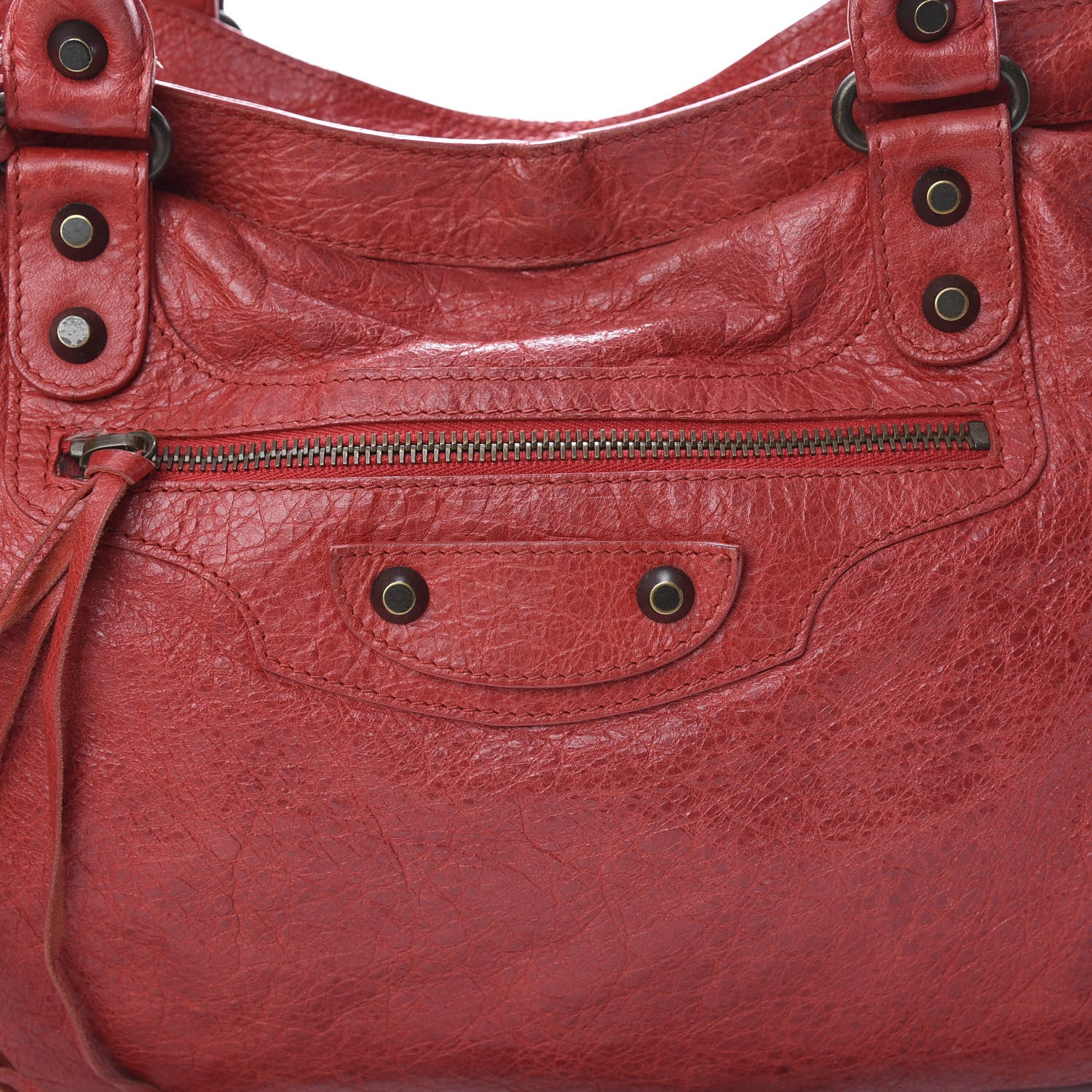 Balenciaga Agneau Classic Hardware City Rouge Coquelicot 8 of 21