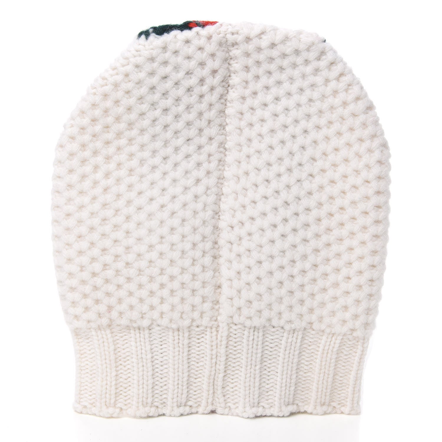 Gucci Wool Web Beanie Hat S White 2 of 4
