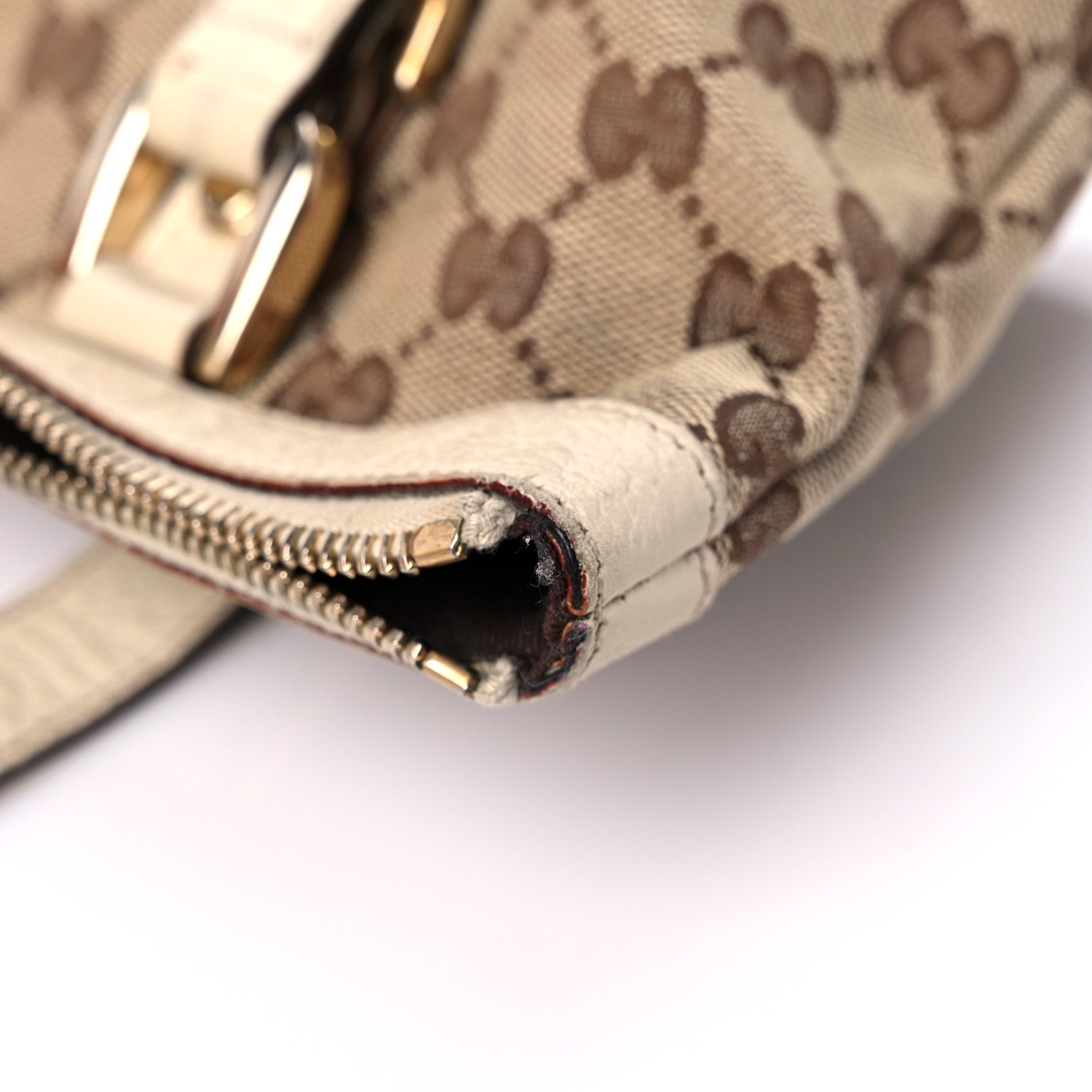 Gucci Monogram Small Abbey Tote Off White 36 of 41