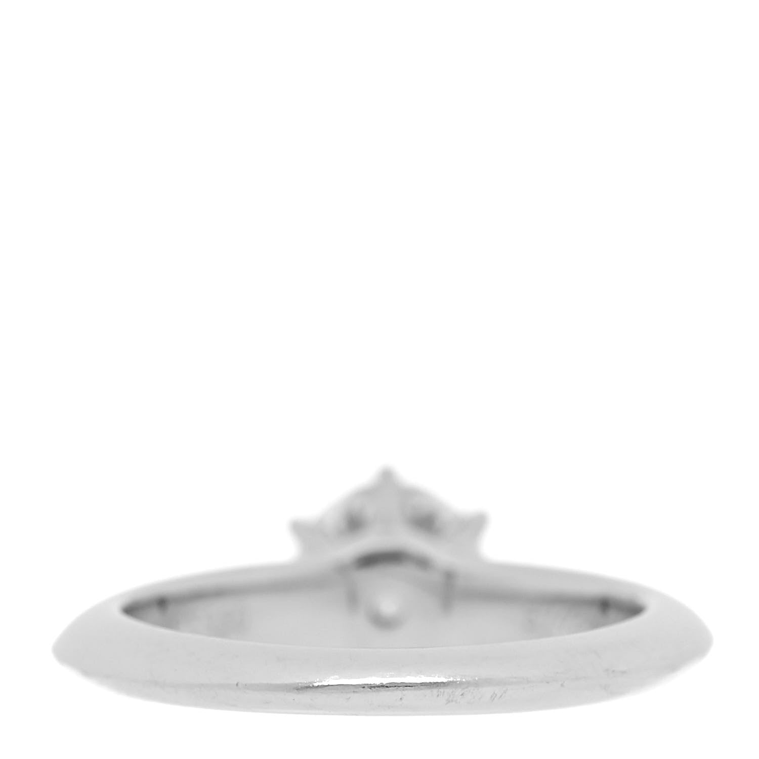 Tiffany Platinum Diamond .81ct Solitaire Engagement Ring 46 3.75 3 of 7