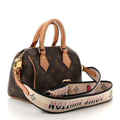 Louis Vuitton Monogram Speedy Bandouliere 20 Black 3 of 12