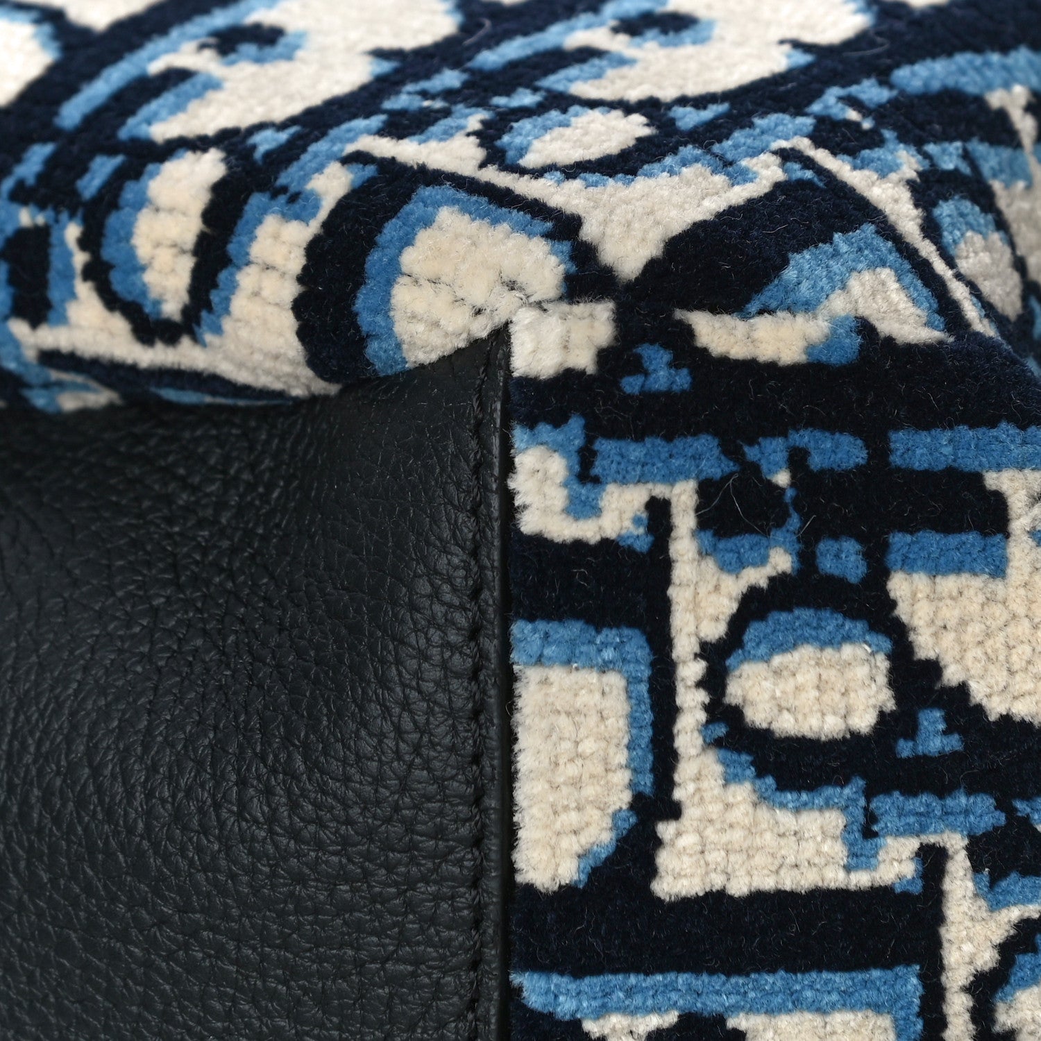 Christian Dior Oblique Saddle Soft Bag Bleu Marine 11 of 16