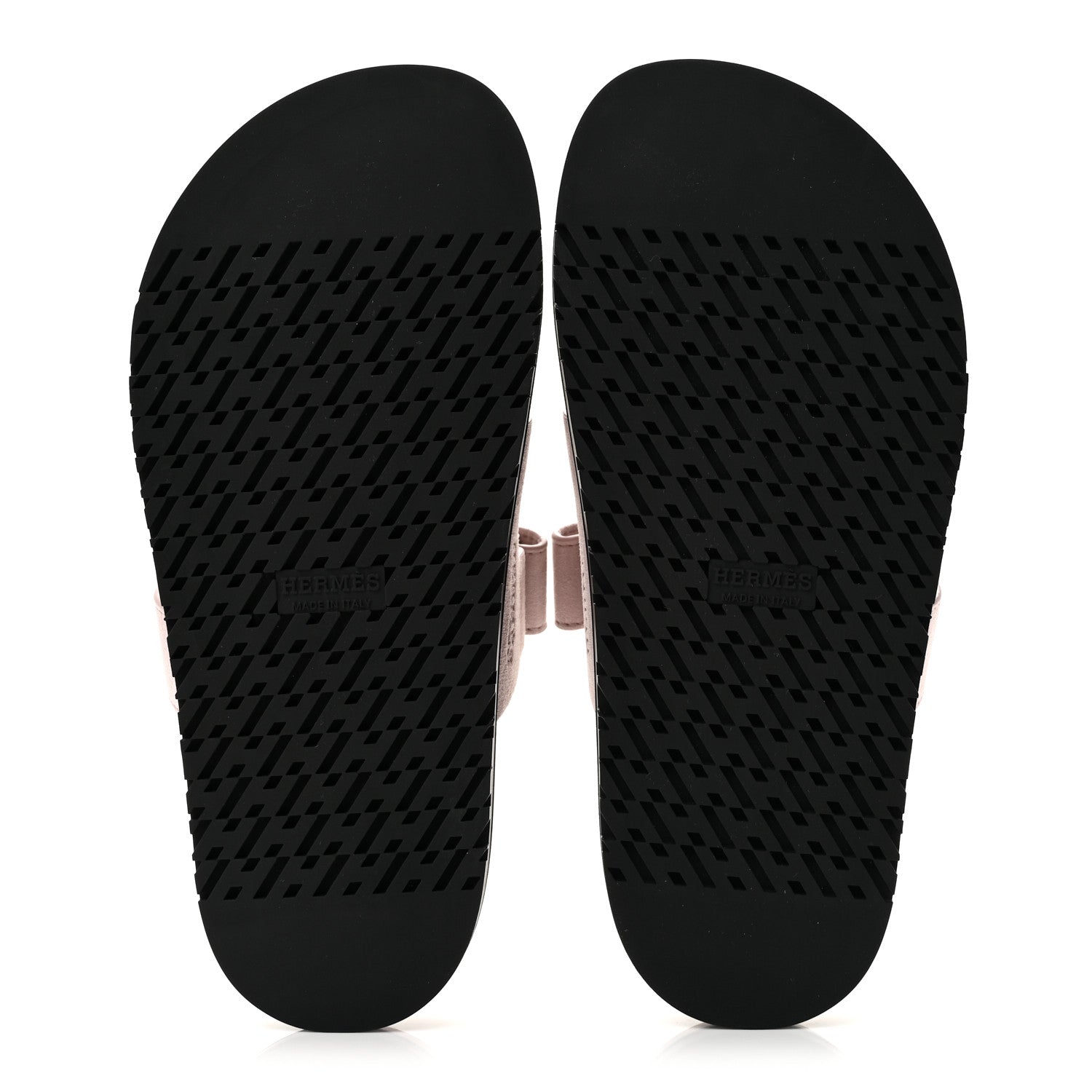 Hermes Suede Goatskin Womens Chypre Sandals 36.5 Rose Porcelaine 6 of 10