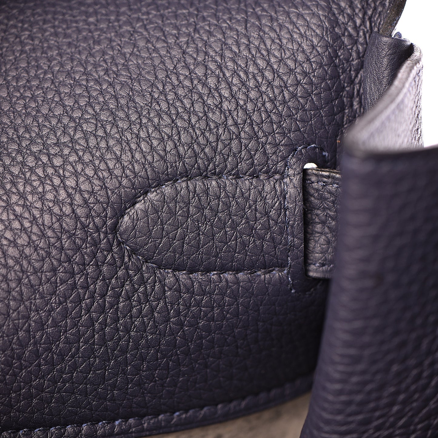 Togo Todoo Feutre HAC Birkin 40 Gris Clair Bleu Nuit