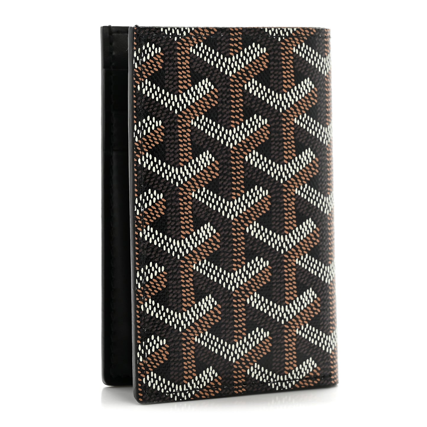 Goyardine Saint Pierre Card Holder Black