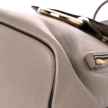 Chloe Suede Calfskin Small Faye Backpack Motty Grey 8 of 14