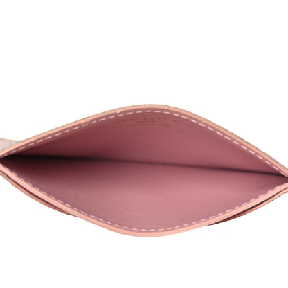 Louis Vuitton Damier Ebene Caissa Card Holder Rose Ballerine 5 of 7