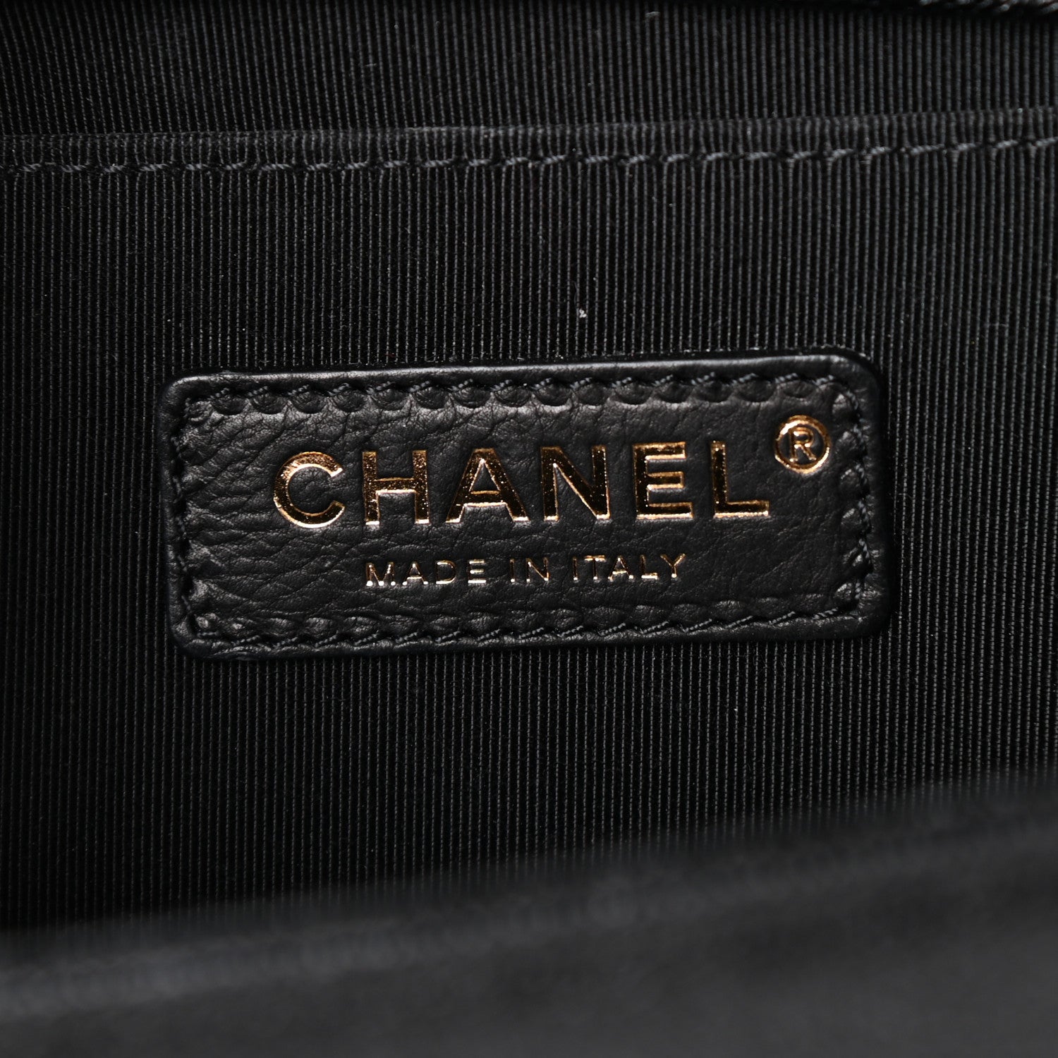 Chanel Caviar Chevron Quilted Medium Boy Flap Black 6 of 9