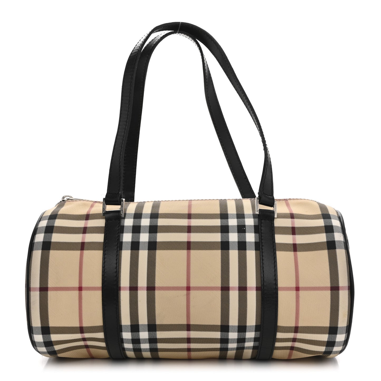 Nova Check Barrel Bag Black
