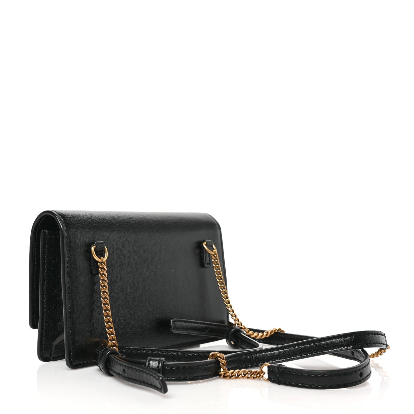 Smooth Calfskin Sunset Baby Belt Bag Black