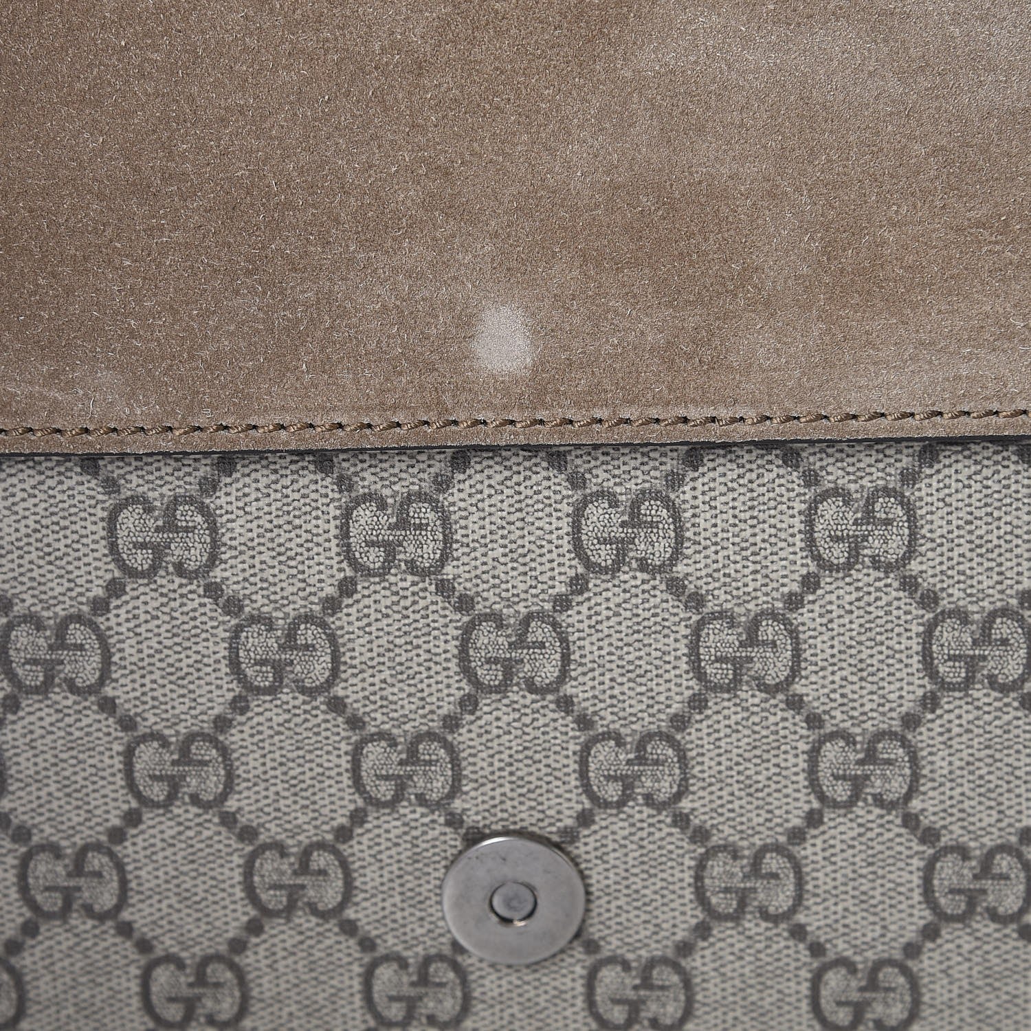 Gucci GG Supreme Monogram Dionysus Belt Bag Taupe 8 of 8