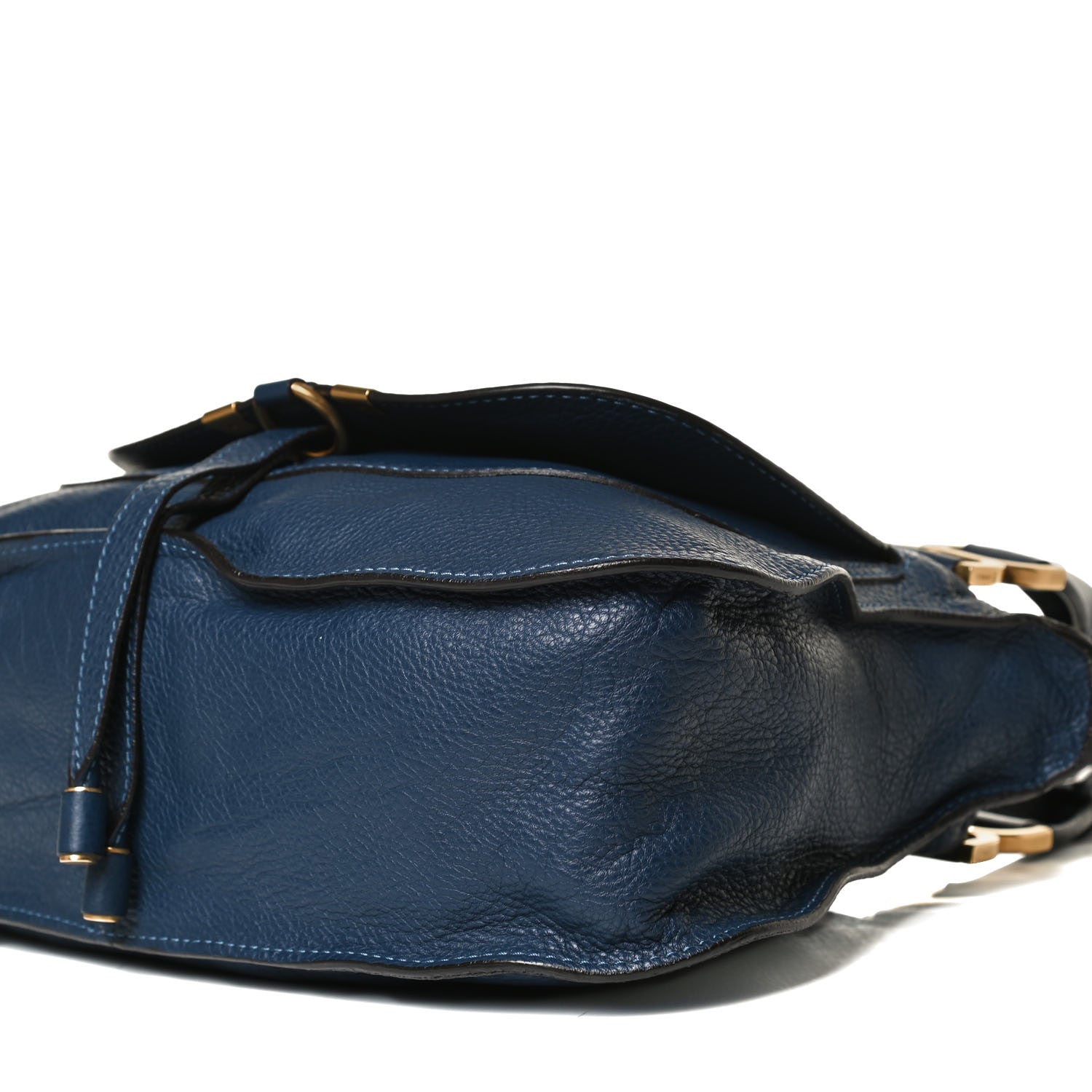 Chloe Calfskin Medium Marcie Satchel Royal Navy 11 of 13
