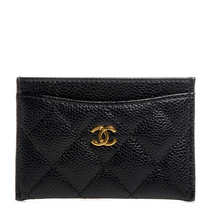 Chanel Caviar Quilted Card Holder Black 1 of 7