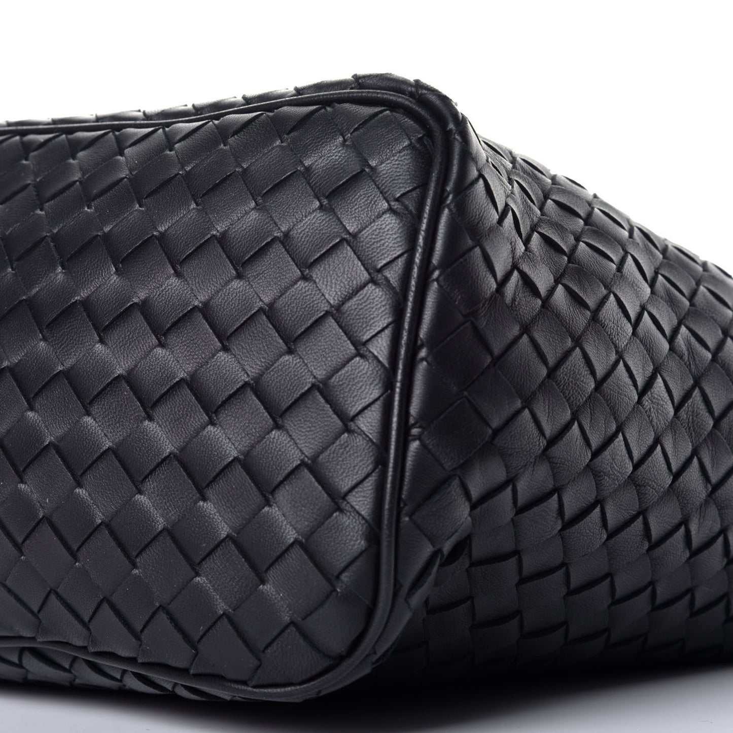 Nappa Intrecciato Small Shoulder Bag Black