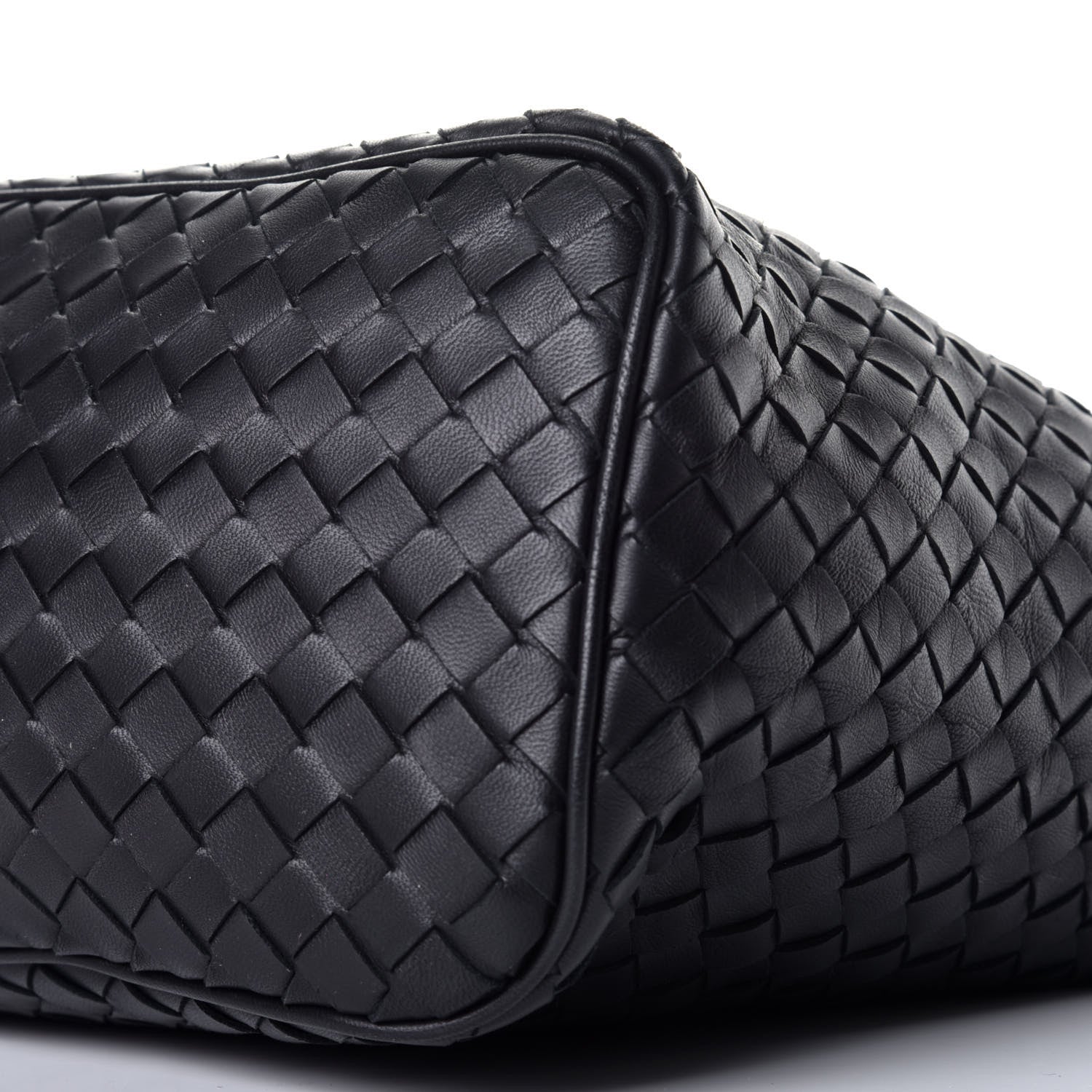 Bottega Veneta Nappa Intrecciato Small Shoulder Bag Black 8 of 9