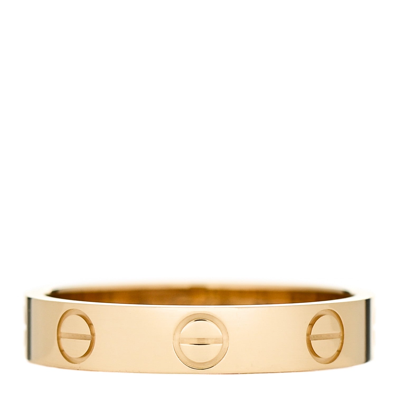 Cartier 18K Yellow Gold 3.5mm LOVE Wedding Band Ring 52 6 1 of 5