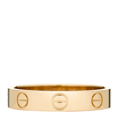Cartier 18K Yellow Gold 3.5mm LOVE Wedding Band Ring 52 6 1 of 5