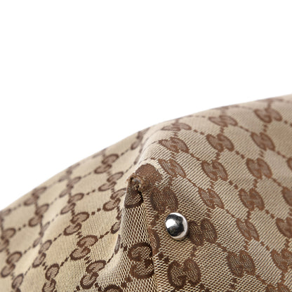 Gucci Monogram Medium Icon Bit Tote Dark Brown 10 of 14