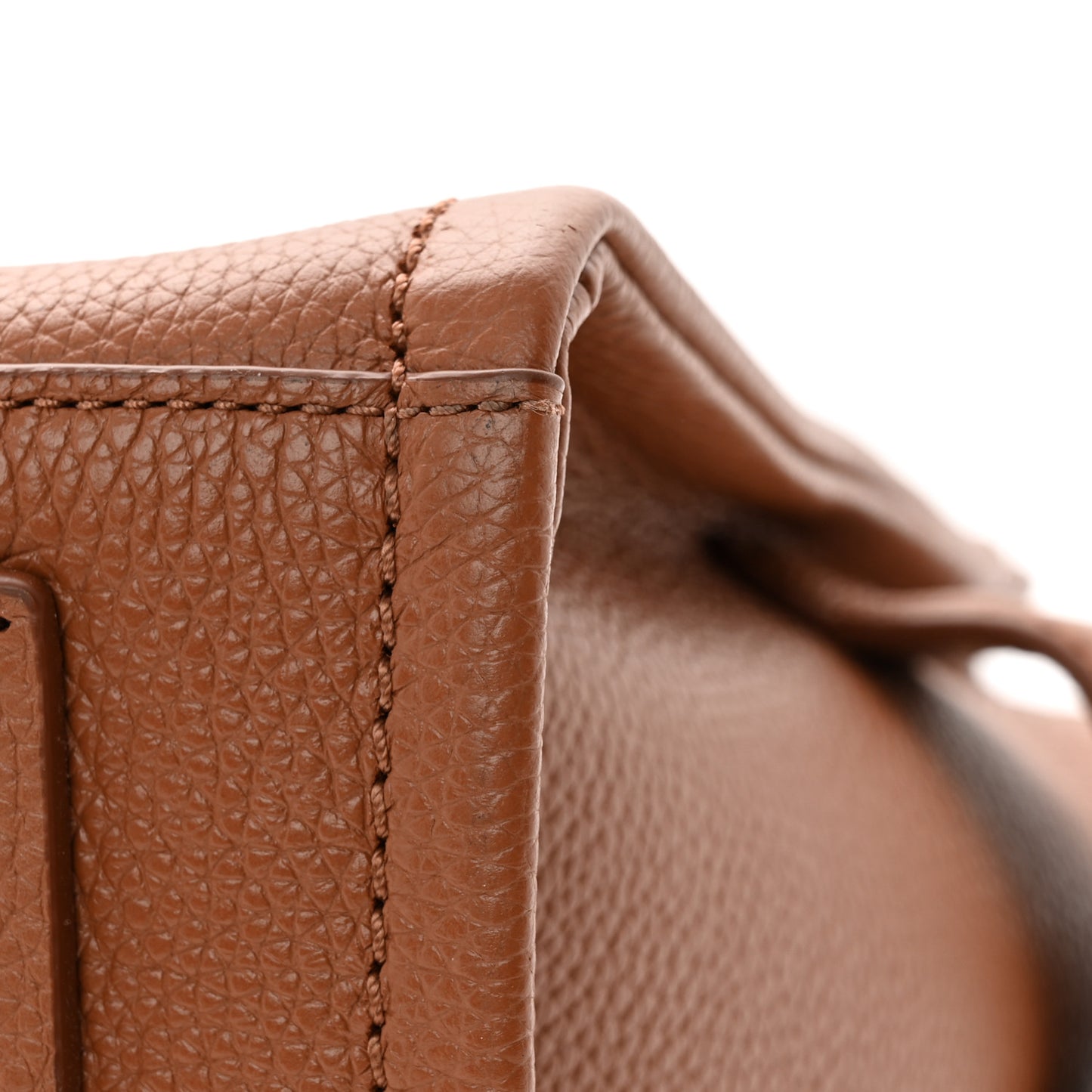 Grained Calfskin Medium The Tote Bag Argan Oil