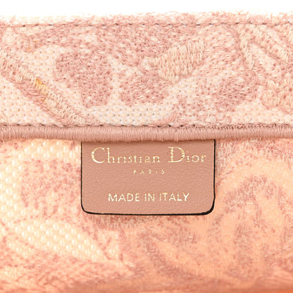 Christian Dior Canvas Toile De Jouy Embroidered Large Book Tote Pink 6 of 11