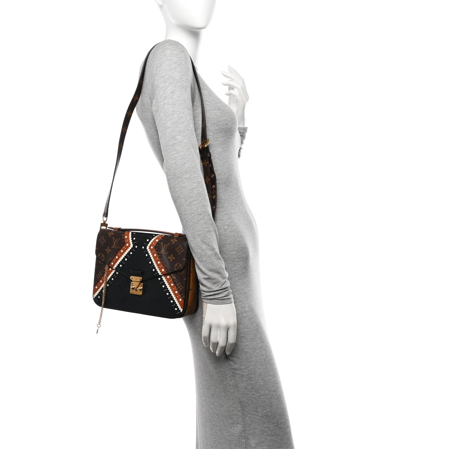 Louis Vuitton Monogram Brogue Pochette Metis 2 of 11
