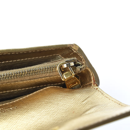 Prada Saffiano Box Clutch Platino 10 of 13