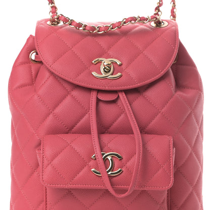 Chanel Caviar Quilted Backpack Bag Pink 8 of 13