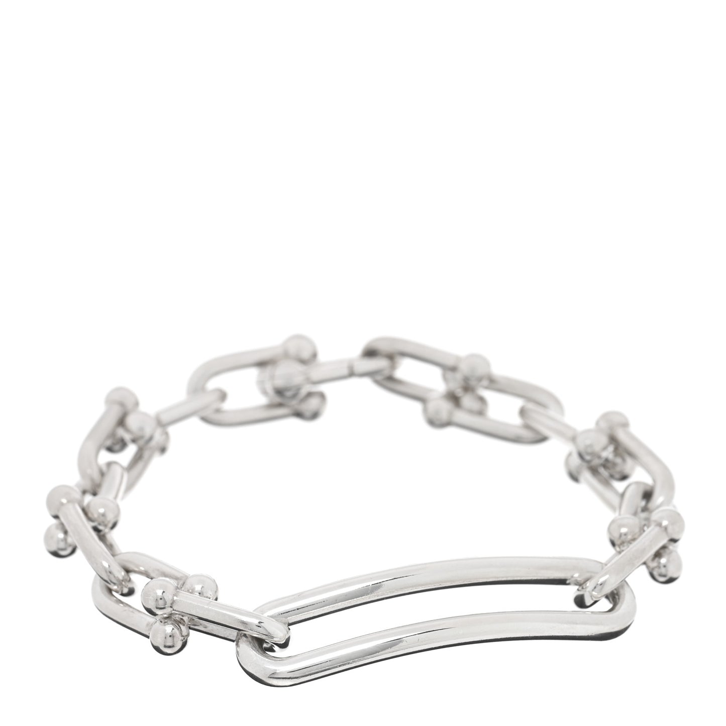 Sterling Silver HardWear Elongated Link Bracelet