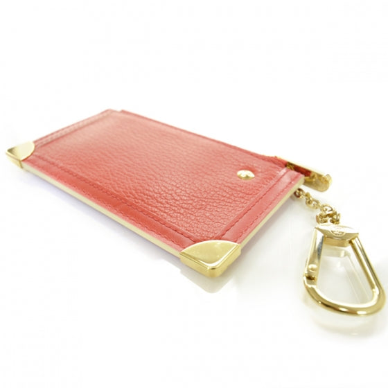 Louis Vuitton Suhali Key Pouch Geranium 3 of 6