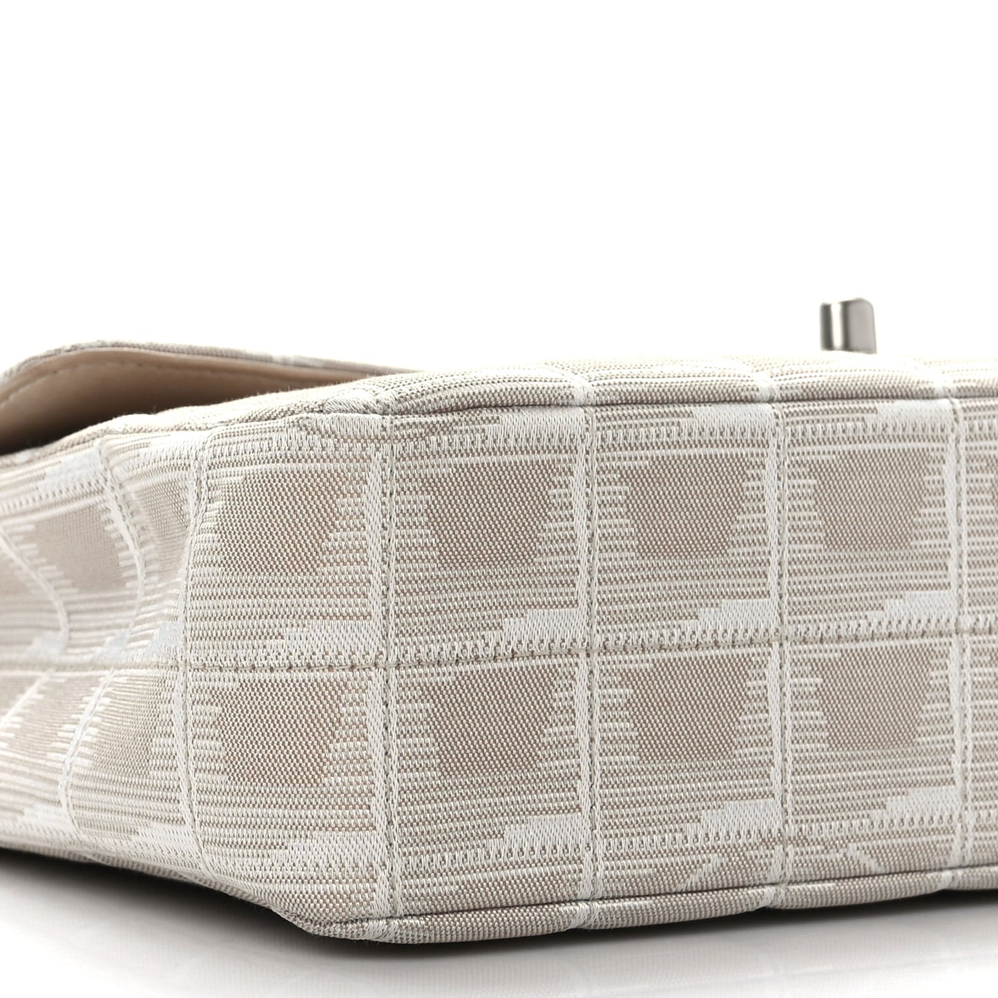 Nylon Medium Travel Flap Light Beige