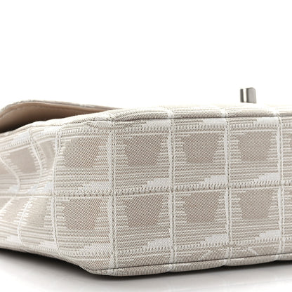 Chanel Nylon Medium Travel Flap Light Beige 7 of 8