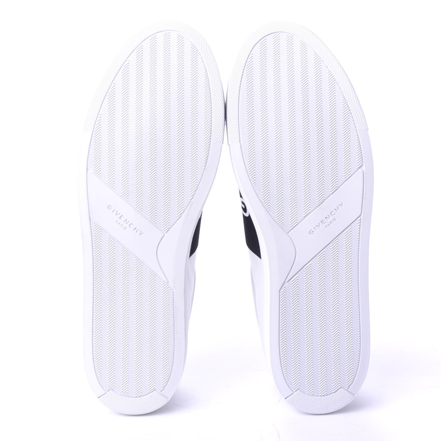 Calfskin Band Logo Mens Urban Street Sneakers 45 White Black