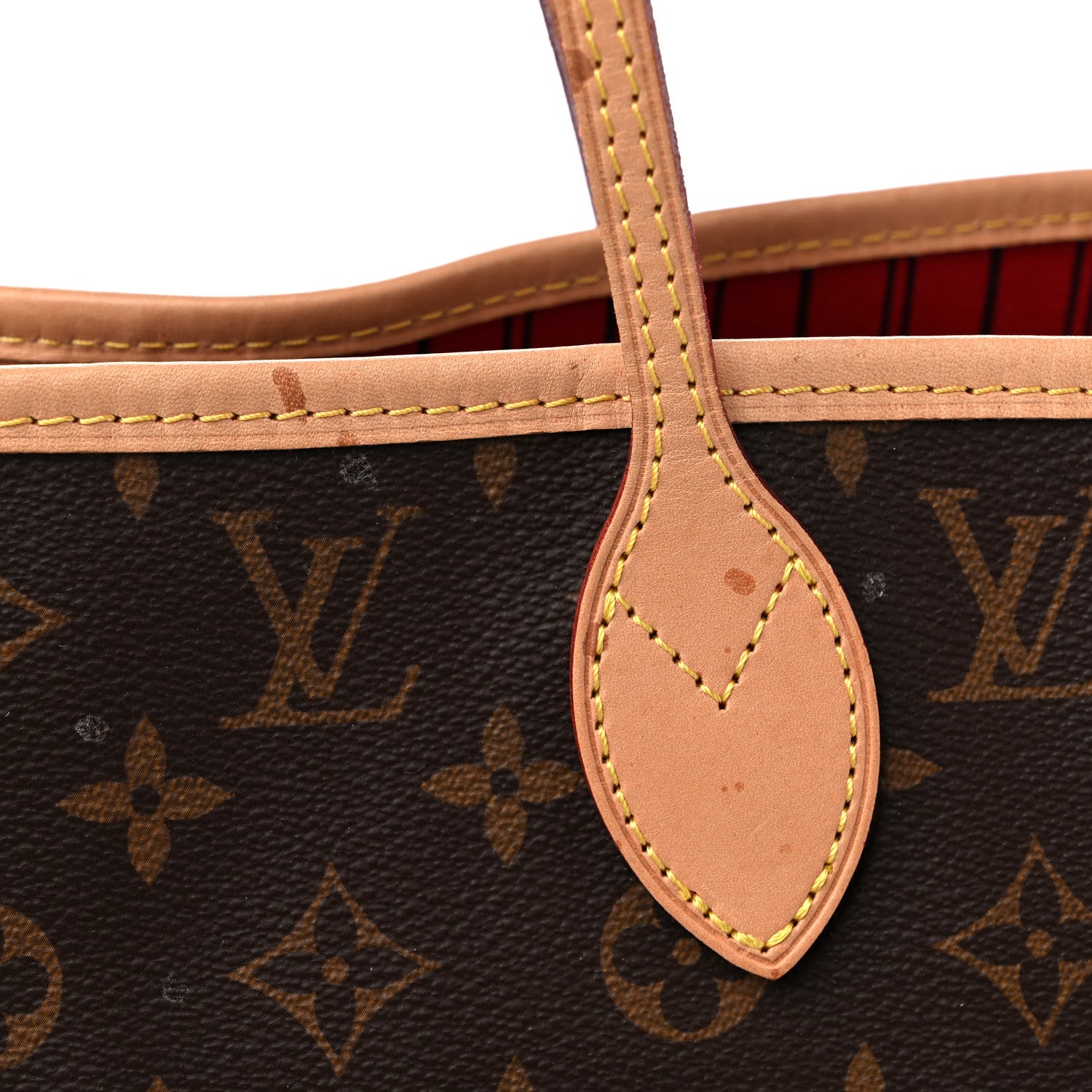 Louis Vuitton Monogram Neo Neverfull MM Cherry 10 of 13
