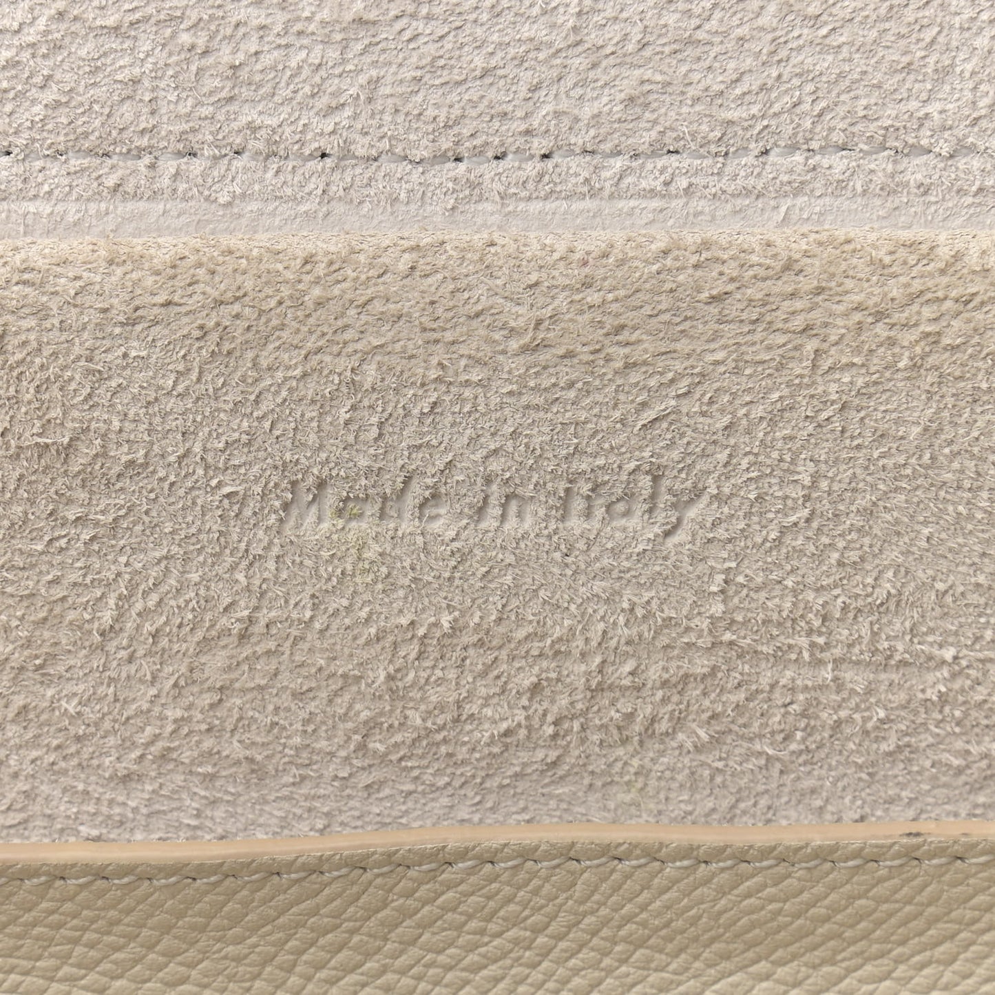 Grained Calfskin Nano Belt Bag Linen
